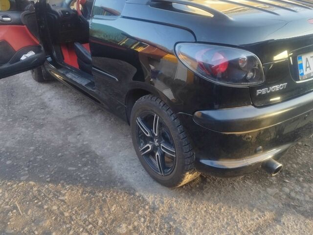 Чорний Пежо 206, об'ємом двигуна 1.6 л та пробігом 3 тис. км за 3500 $, фото 1 на Automoto.ua