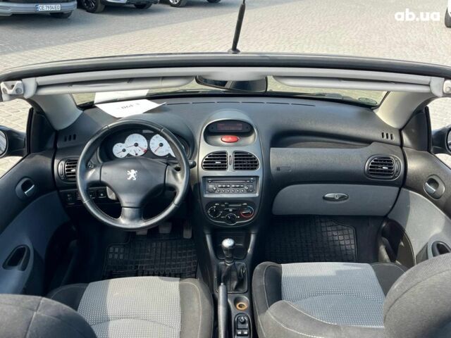 Черный Пежо 206, объемом двигателя 1.6 л и пробегом 134 тыс. км за 3380 $, фото 15 на Automoto.ua