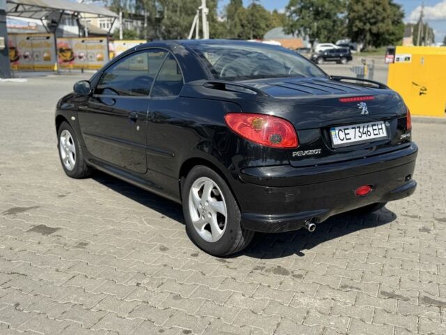 Черный Пежо 206, объемом двигателя 1.6 л и пробегом 175 тыс. км за 4700 $, фото 4 на Automoto.ua