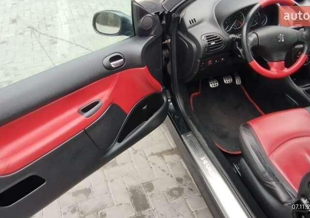 Черный Пежо 206, объемом двигателя 1.59 л и пробегом 216 тыс. км за 3800 $, фото 5 на Automoto.ua