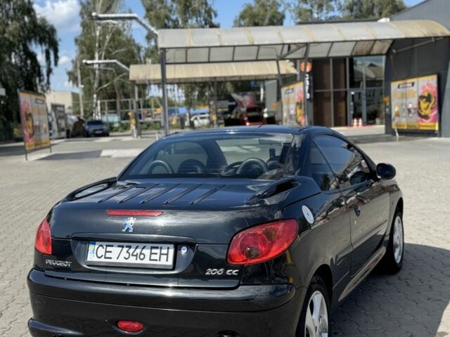 Черный Пежо 206, объемом двигателя 1.6 л и пробегом 175 тыс. км за 4700 $, фото 2 на Automoto.ua