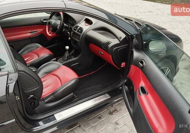 Черный Пежо 206, объемом двигателя 1.59 л и пробегом 216 тыс. км за 3800 $, фото 6 на Automoto.ua