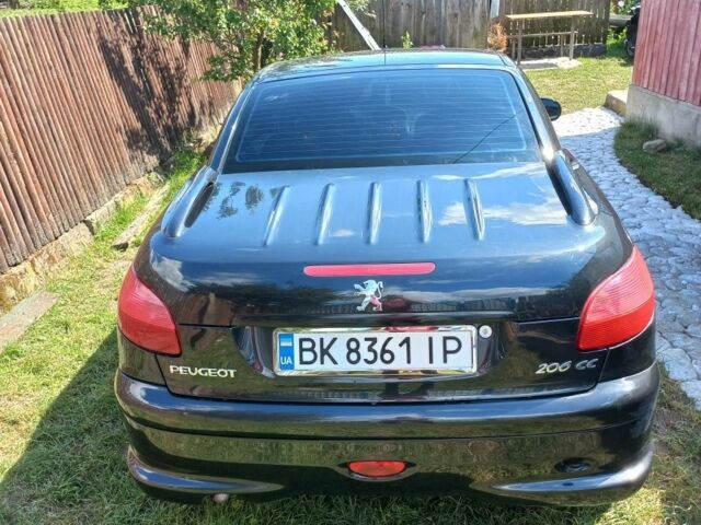 Чорний Пежо 206, об'ємом двигуна 1.6 л та пробігом 212 тис. км за 4500 $, фото 3 на Automoto.ua