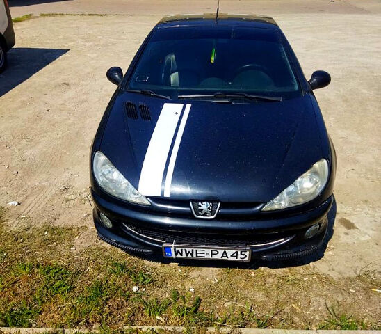 Черный Пежо 206, объемом двигателя 1.6 л и пробегом 236 тыс. км за 2200 $, фото 12 на Automoto.ua