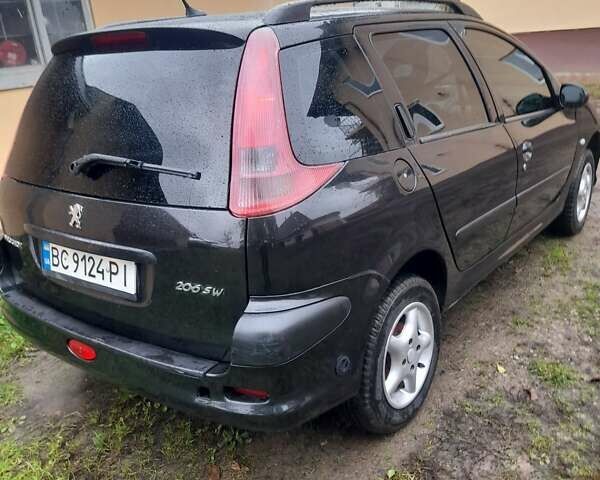 Черный Пежо 206, объемом двигателя 1.4 л и пробегом 286 тыс. км за 3160 $, фото 14 на Automoto.ua