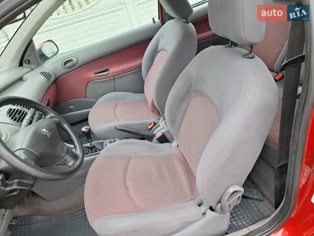 Красный Пежо 206, объемом двигателя 1.36 л и пробегом 230 тыс. км за 2200 $, фото 40 на Automoto.ua