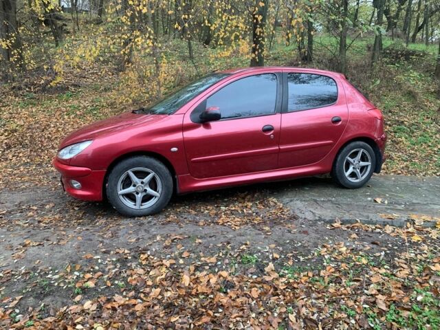Червоний Пежо 206, об'ємом двигуна 1.6 л та пробігом 218 тис. км за 3500 $, фото 2 на Automoto.ua