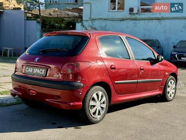 Червоний Пежо 206, об'ємом двигуна 0 л та пробігом 133 тис. км за 2500 $, фото 7 на Automoto.ua