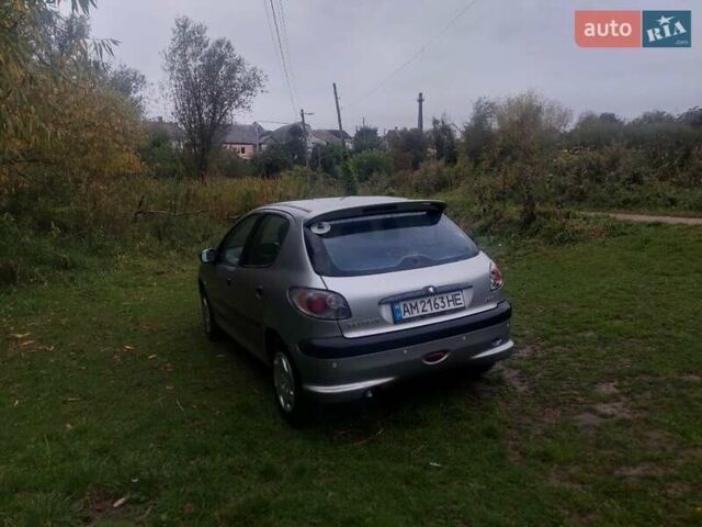 Серый Пежо 206, объемом двигателя 1.36 л и пробегом 300 тыс. км за 3800 $, фото 25 на Automoto.ua
