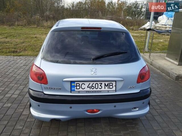 Серый Пежо 206, объемом двигателя 1.4 л и пробегом 178 тыс. км за 3200 $, фото 9 на Automoto.ua