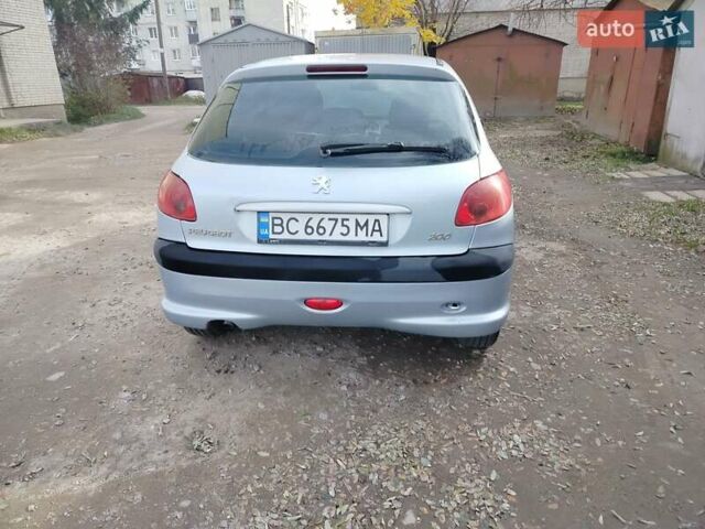 Сірий Пежо 206, об'ємом двигуна 1.4 л та пробігом 184 тис. км за 4200 $, фото 8 на Automoto.ua