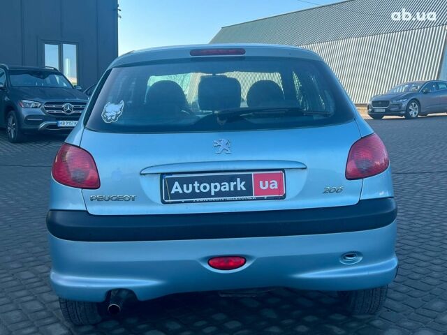 Сірий Пежо 206, об'ємом двигуна 1.2 л та пробігом 211 тис. км за 1300 $, фото 8 на Automoto.ua
