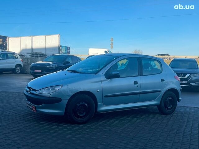 Сірий Пежо 206, об'ємом двигуна 1.2 л та пробігом 211 тис. км за 1300 $, фото 2 на Automoto.ua