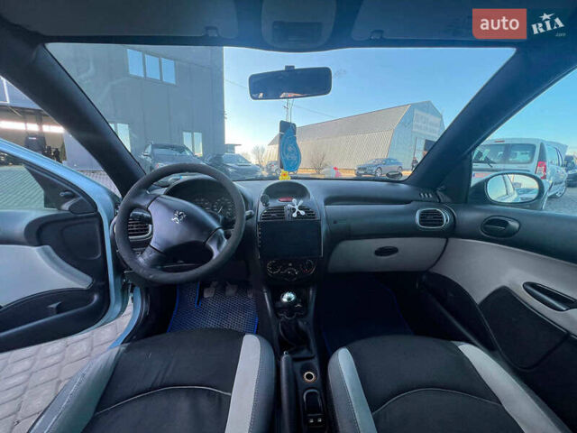 Сірий Пежо 206, об'ємом двигуна 1.2 л та пробігом 211 тис. км за 1300 $, фото 25 на Automoto.ua