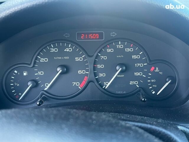 Сірий Пежо 206, об'ємом двигуна 1.2 л та пробігом 211 тис. км за 1300 $, фото 16 на Automoto.ua