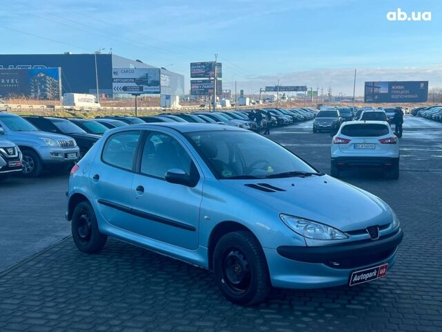 Сірий Пежо 206, об'ємом двигуна 1.2 л та пробігом 211 тис. км за 1300 $, фото 12 на Automoto.ua