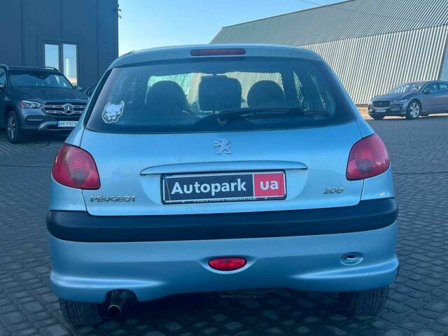 Сірий Пежо 206, об'ємом двигуна 1.2 л та пробігом 211 тис. км за 2300 $, фото 8 на Automoto.ua