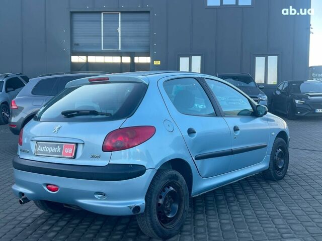 Сірий Пежо 206, об'ємом двигуна 1.2 л та пробігом 211 тис. км за 1300 $, фото 9 на Automoto.ua