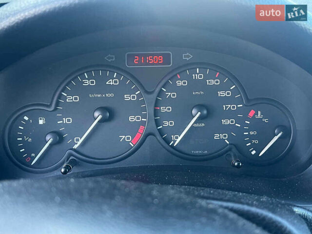 Сірий Пежо 206, об'ємом двигуна 1.2 л та пробігом 211 тис. км за 1300 $, фото 16 на Automoto.ua