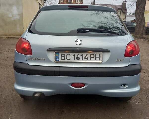 Серый Пежо 206, объемом двигателя 1.4 л и пробегом 169 тыс. км за 3750 $, фото 7 на Automoto.ua