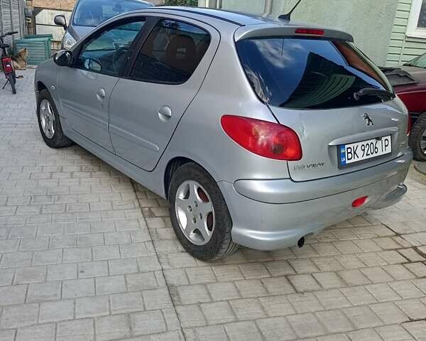 Серый Пежо 206, объемом двигателя 1.4 л и пробегом 154 тыс. км за 3650 $, фото 6 на Automoto.ua