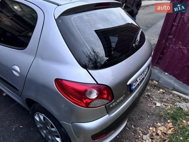 Серый Пежо 206, объемом двигателя 1.36 л и пробегом 278 тыс. км за 3250 $, фото 17 на Automoto.ua