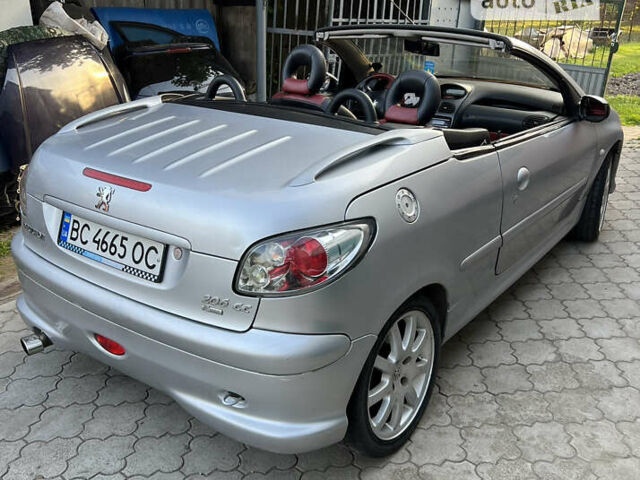 Серый Пежо 206, объемом двигателя 2 л и пробегом 195 тыс. км за 3300 $, фото 4 на Automoto.ua