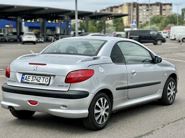 Сірий Пежо 206, об'ємом двигуна 0.16 л та пробігом 202 тис. км за 3700 $, фото 5 на Automoto.ua