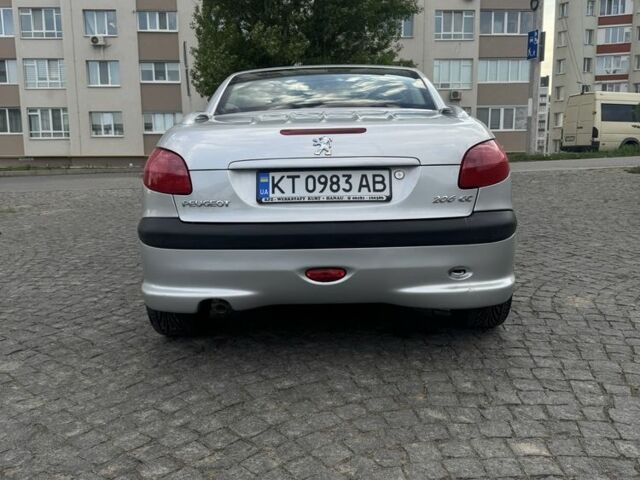 Сірий Пежо 206, об'ємом двигуна 1.6 л та пробігом 196 тис. км за 3800 $, фото 3 на Automoto.ua