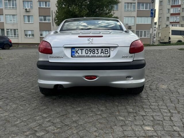 Сірий Пежо 206, об'ємом двигуна 1.6 л та пробігом 196 тис. км за 3800 $, фото 4 на Automoto.ua