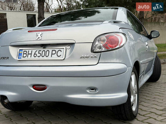 Серый Пежо 206, объемом двигателя 1.59 л и пробегом 197 тыс. км за 3850 $, фото 18 на Automoto.ua