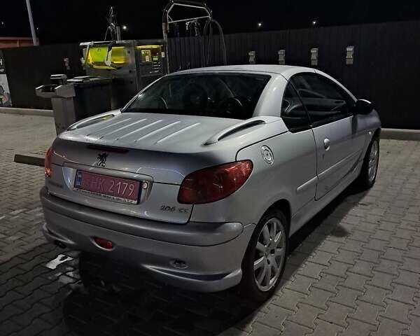 Сірий Пежо 206, об'ємом двигуна 2 л та пробігом 244 тис. км за 4999 $, фото 2 на Automoto.ua