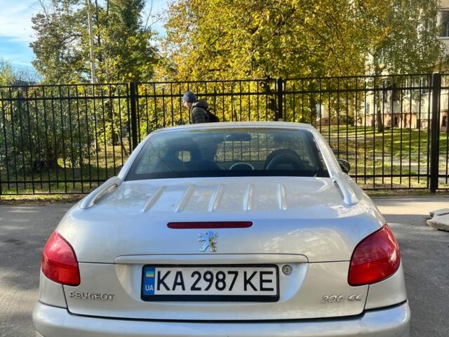 Серый Пежо 206, объемом двигателя 1.6 л и пробегом 220 тыс. км за 2854 $, фото 4 на Automoto.ua