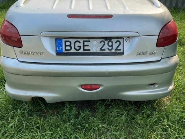 Сірий Пежо 206, об'ємом двигуна 0 л та пробігом 233 тис. км за 1100 $, фото 3 на Automoto.ua