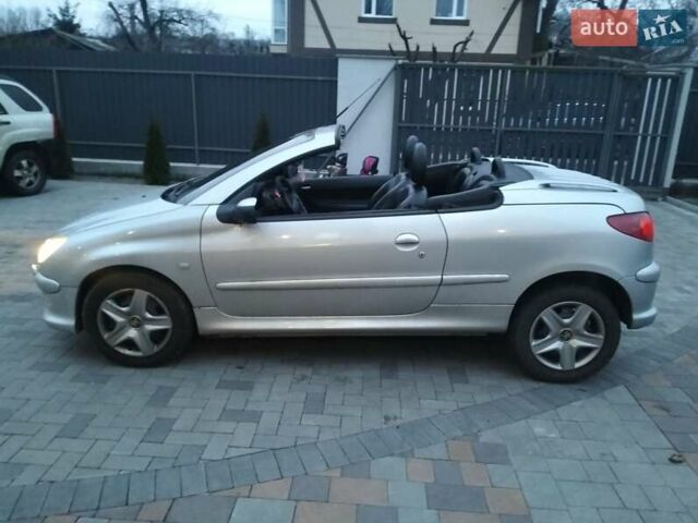 Серый Пежо 206, объемом двигателя 1.59 л и пробегом 152 тыс. км за 4200 $, фото 3 на Automoto.ua