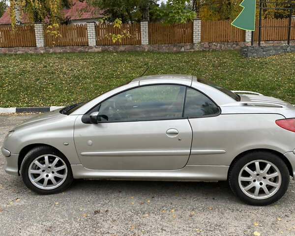 Серый Пежо 206, объемом двигателя 1.59 л и пробегом 236 тыс. км за 4200 $, фото 1 на Automoto.ua