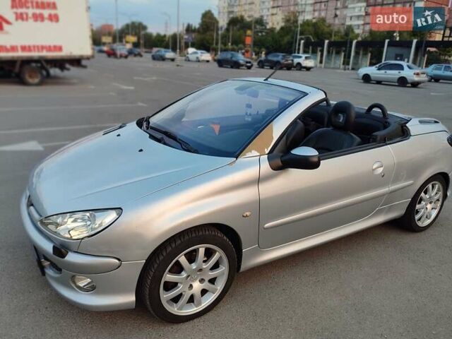 Серый Пежо 206, объемом двигателя 1.6 л и пробегом 182 тыс. км за 3650 $, фото 3 на Automoto.ua