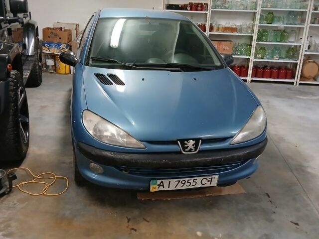 Синий Пежо 206, объемом двигателя 1 л и пробегом 230 тыс. км за 1000 $, фото 5 на Automoto.ua