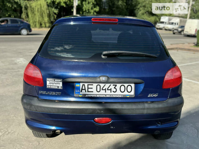 Синій Пежо 206, об'ємом двигуна 0 л та пробігом 178 тис. км за 3600 $, фото 3 на Automoto.ua