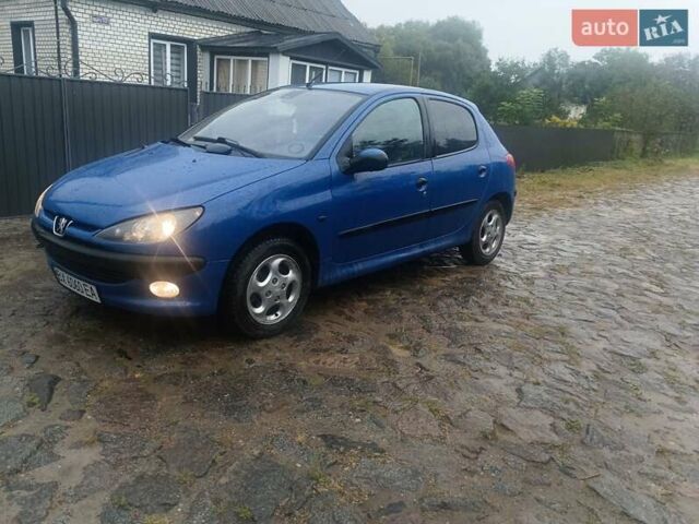 Синий Пежо 206, объемом двигателя 1.6 л и пробегом 202 тыс. км за 2900 $, фото 19 на Automoto.ua