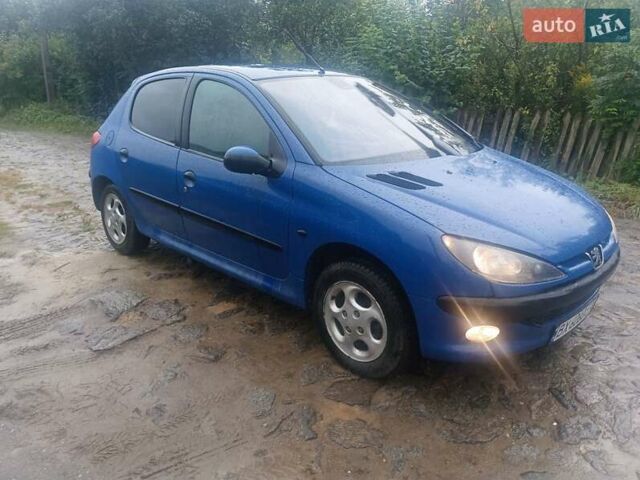 Синий Пежо 206, объемом двигателя 1.6 л и пробегом 202 тыс. км за 2900 $, фото 6 на Automoto.ua