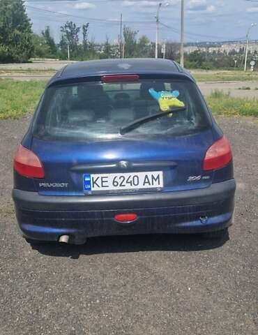 Синій Пежо 206, об'ємом двигуна 2 л та пробігом 270 тис. км за 2800 $, фото 6 на Automoto.ua