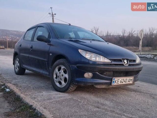 Синій Пежо 206, об'ємом двигуна 2 л та пробігом 270 тис. км за 2800 $, фото 1 на Automoto.ua