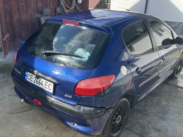 Синий Пежо 206, объемом двигателя 1.4 л и пробегом 277 тыс. км за 2941 $, фото 5 на Automoto.ua