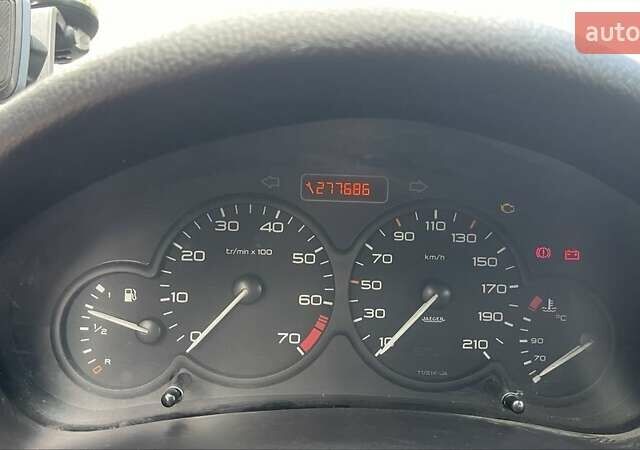 Синий Пежо 206, объемом двигателя 1.4 л и пробегом 277 тыс. км за 2941 $, фото 6 на Automoto.ua