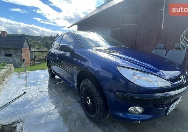 Синий Пежо 206, объемом двигателя 1.4 л и пробегом 277 тыс. км за 2941 $, фото 1 на Automoto.ua