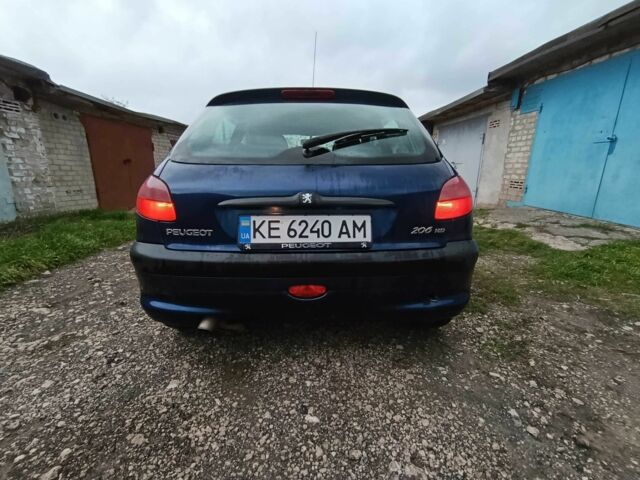 Синій Пежо 206, об'ємом двигуна 2 л та пробігом 269 тис. км за 2450 $, фото 8 на Automoto.ua