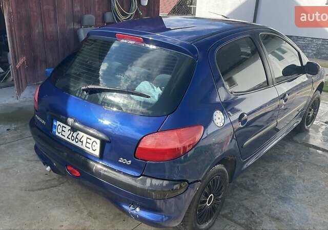 Синий Пежо 206, объемом двигателя 1.4 л и пробегом 277 тыс. км за 2941 $, фото 4 на Automoto.ua