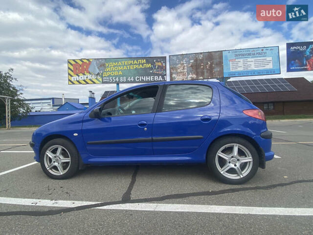 Синий Пежо 206, объемом двигателя 1.36 л и пробегом 204 тыс. км за 3600 $, фото 7 на Automoto.ua