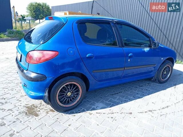 Синій Пежо 206, об'ємом двигуна 1.12 л та пробігом 203 тис. км за 2500 $, фото 7 на Automoto.ua